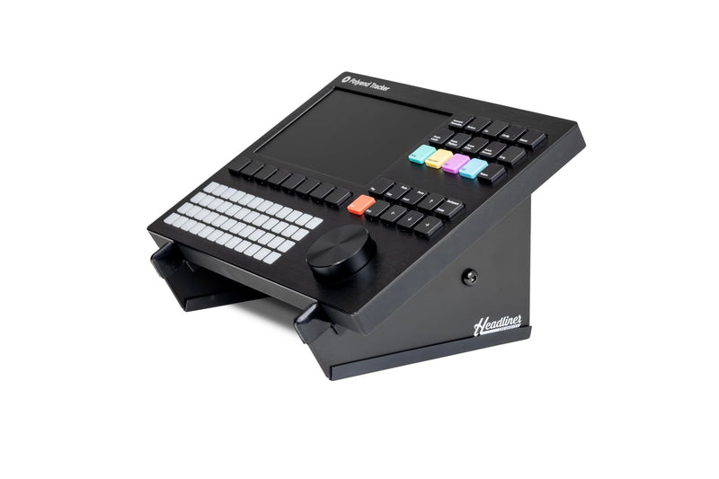 Headliner Adjustable Steel Desktop Production Stand (Small); Fits Small Synths, Samplers, Effects Modules, Drum Machines and more Music Production Gear for your Studio Single Tier Small