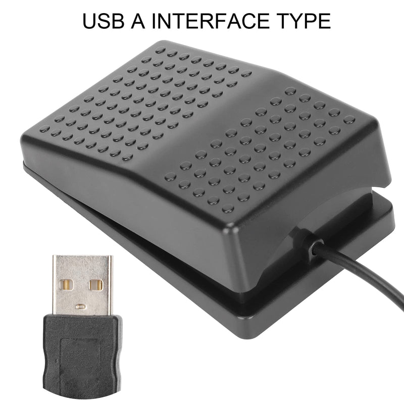 USB Foot Switch Pedal,USB Single Foot Pedal Switch Control,Customized Programmable Keyboard Mouse Game Action Single Foot Switch Pedal with USB A Interface