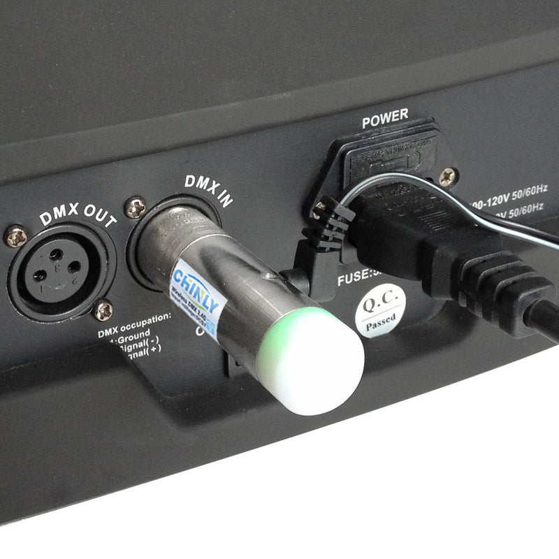 [AUSTRALIA] - CHINLY 4pcs DMX512 DMX Dfi DJ 2.4G Wireless 3 Receiver with Light Dome & 1 Transmitter LED Lighting Control Short version for LED Stage Par Party Light 