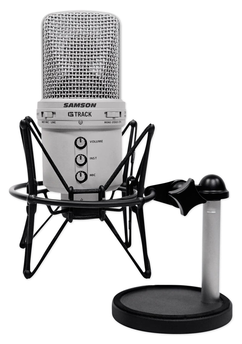 [AUSTRALIA] - Samson SP04 Spider Shockmount For G-Track USB Microphone w/Cutout For Controls 
