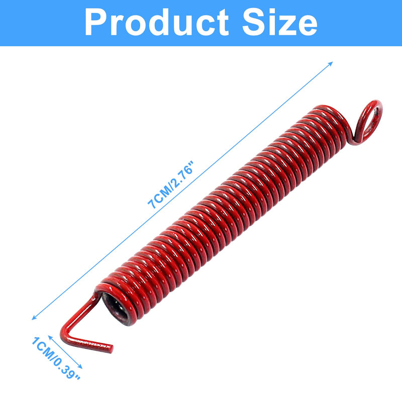 Litoexpe 4 Pack Noiseless Tremolo Springs, Electric Guitar Tremolo Bridge Springs Instruments Accessories Replacement Part (Red) Red