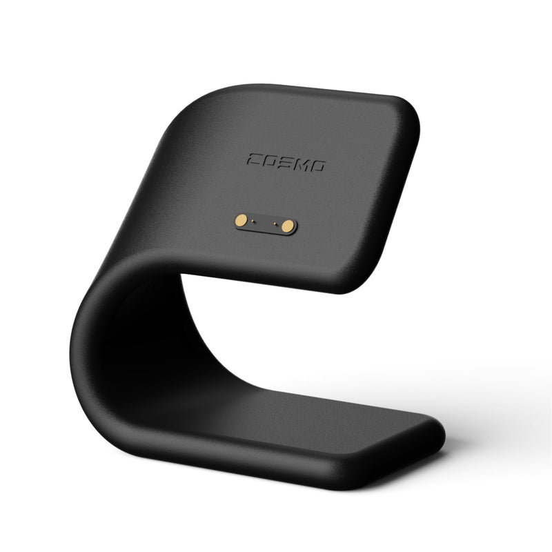 JrTrack LaunchPad Magnetic Charging Stand | Kids Smartwatch Charger | Fast Charging, Strong Magnetic Connection | Nightstand Companion for Kids Smart Watch | Clock & Alarms | Wall Adapter Incl.