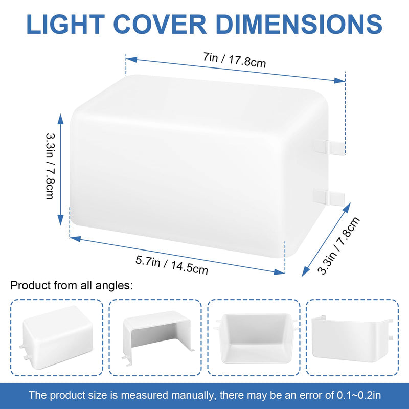 [AUSTRALIA] - SR401650 Range Hood Light Lens Cover Replacement for Broan Nutone Model NS6530, NS6530WW, QL1, QL100 and QL130WW, Kitchen Range Hood Parts and Accessories, Pack of 2 