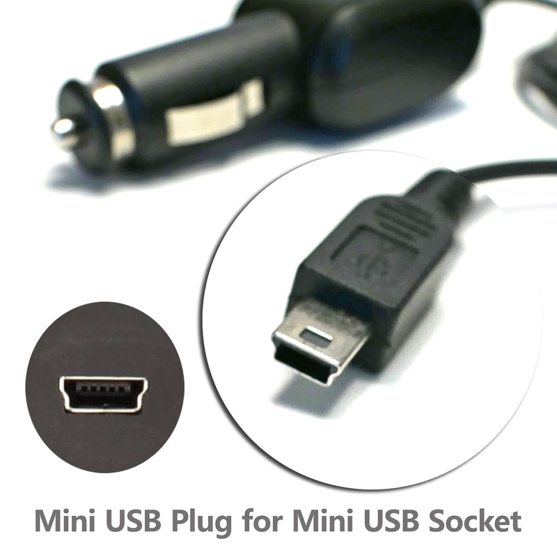 EDO Tech 10 Ft Mini USB Car Charger Cord for Uniden Bearcat Radio Scanner BCD160DN BC125AT BC75XLT BCD325P2 BCD436HP Homepatrol-2