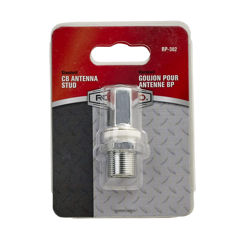 RoadPro 3/8 Chrome Stud for CB & Amateur Radio Antennas