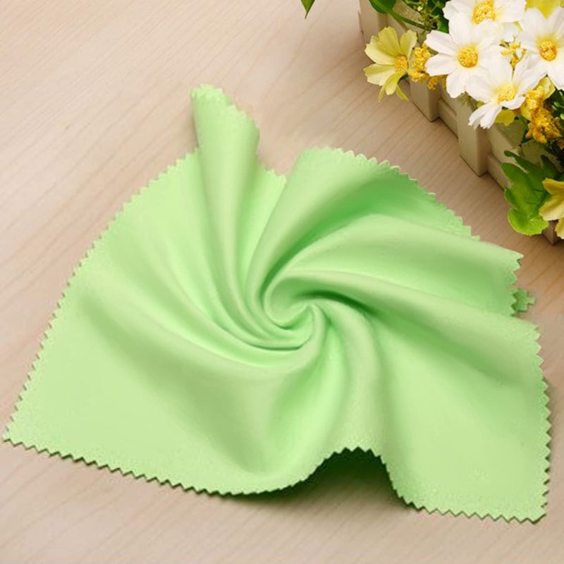 6 Pack Guitar Cloths, 12"x12" Microfiber Flute Cleaning Cloth for Musical Instruments Polishing & Cleaning Cloths for Guitar Flute Violin Piano Clarinet Trumpet Sax