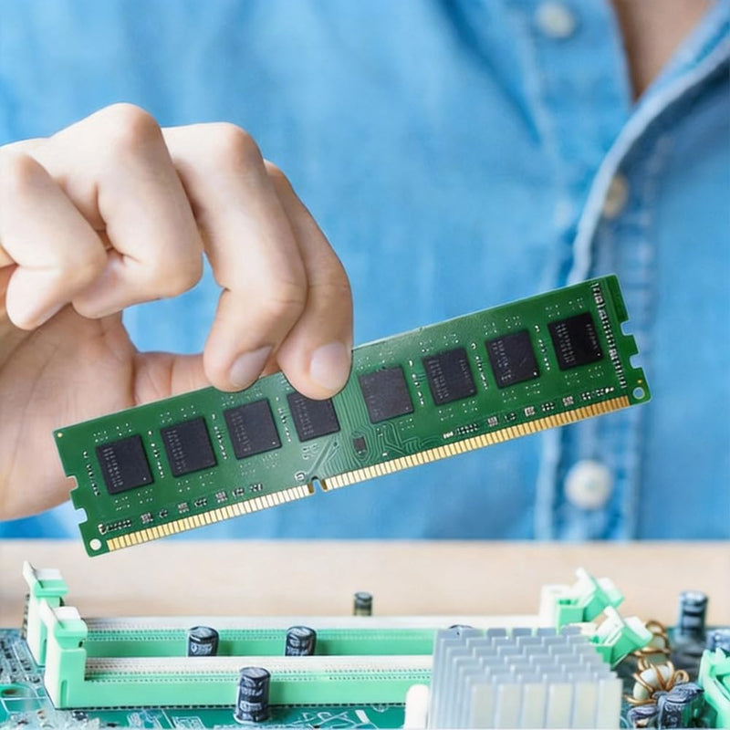 1PCS 4GB DDR3 RAM 1600MHz 1.5V – Desktop Computer Memory Module for PC Upgrade, Compatible with DDR3 Motherboards