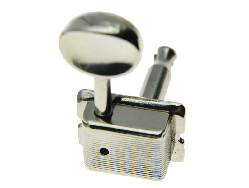 Dopro Nickel Split Shaft Vintage Guitar Tuning Keys Pegs Guitar Tuners Machine Heads for Strat Tele 6 Inline Right Handed