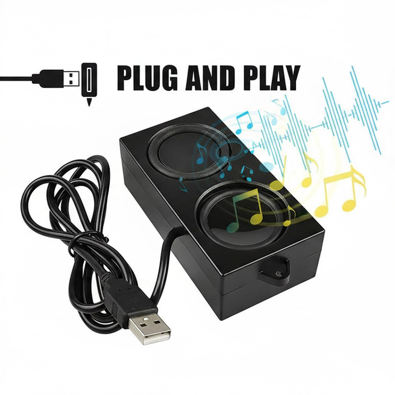 Gikfun USB Computer Speaker, 4Ohm 5W Woofer, for Arduino, PC, Laptop | Loudspeaker with Plug and Play Desktop, and Game Console Diy