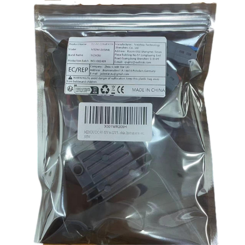 60W DC-DC Buck Converter 9V-32V to 12V 5A, Waterproof Car Power Supply, Voltage Regulator for CCTV, Solar Panel, RV, Truck, Audio System Gray-DC 9-32V to 12V 5A