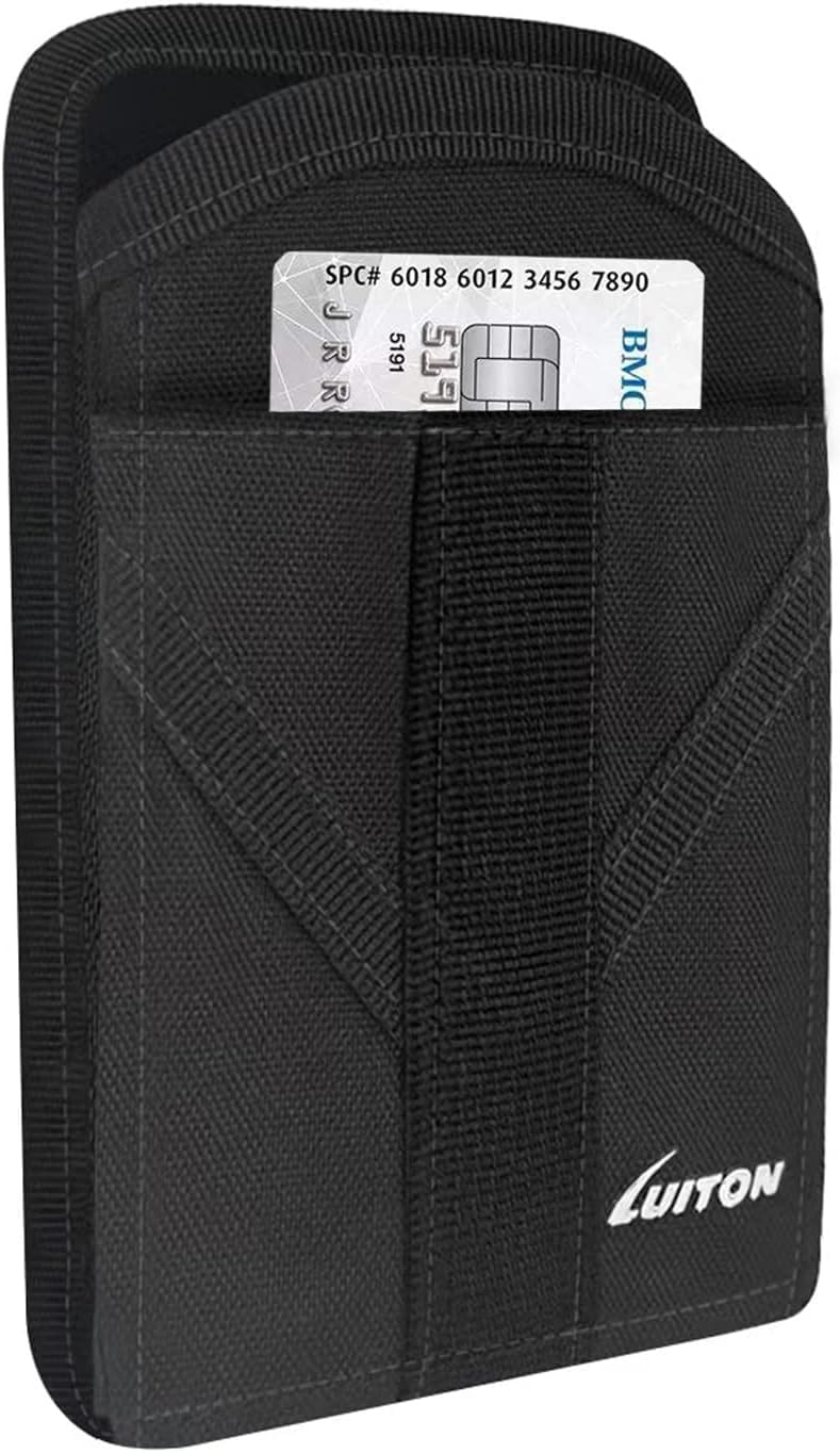 [AUSTRALIA] - Zebra TC77 TC70 Scanner Holster Carrying Case Pouch Compatible with Zebra TC75, TC70x, TC70, TC72, TC77 Handheld Barcode Touch Mobile Computer,Scanner Case Holder with Clip and Belt Loops（2 Pack） 2pack normal style 