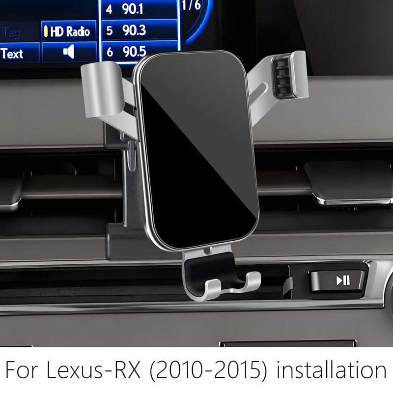 Car Phone Holder for Lexus RX 2010 2011 2012 2013 2014 2015 RX350 RX450h Auto Interior Accessories Best Cell Phones Mount Cellphone Mobile Cradle Charging Navigation Bracket Vent Screen Stand for 2010-2015 Lexus RX