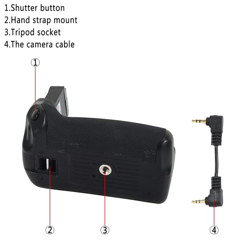 [AUSTRALIA] - DSTE Pro EOS-800D Vertical Battery Grip Compatible with Canon EOS 800D T7i X9i 77D 9000D Digital Camera as LP-E17 