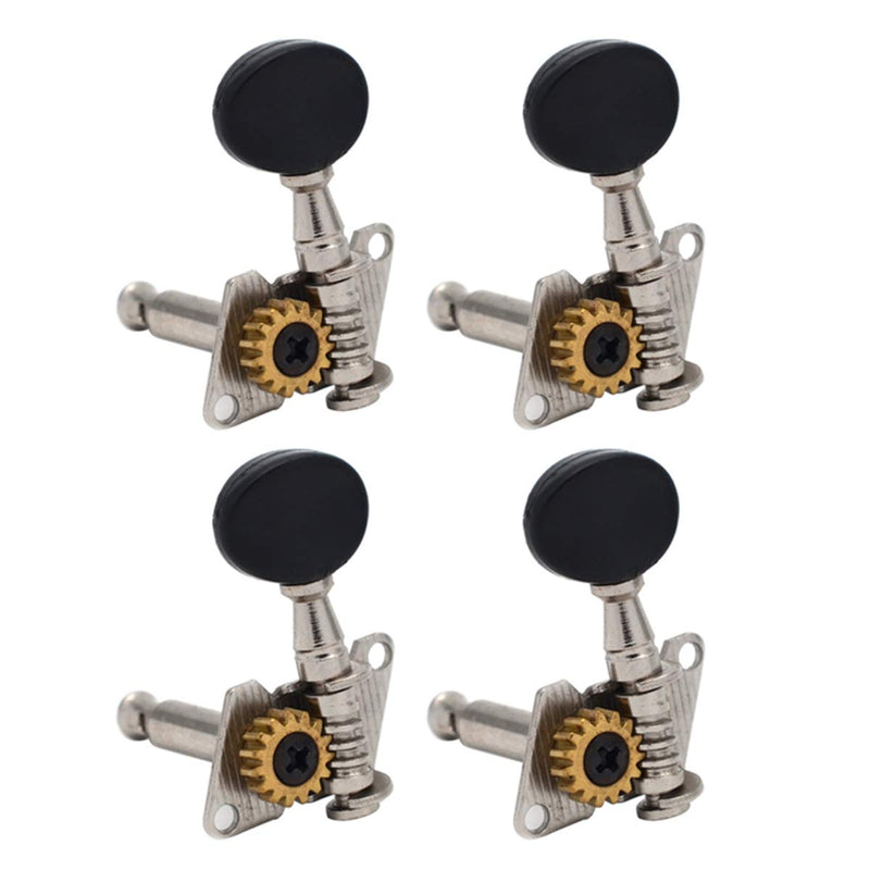 Artibetter 4pcs Ukulele Tuning Pegs Tuner Opened Machine Heads Knobs Tuning Keys for Ukulele 4 String Guitar Parts