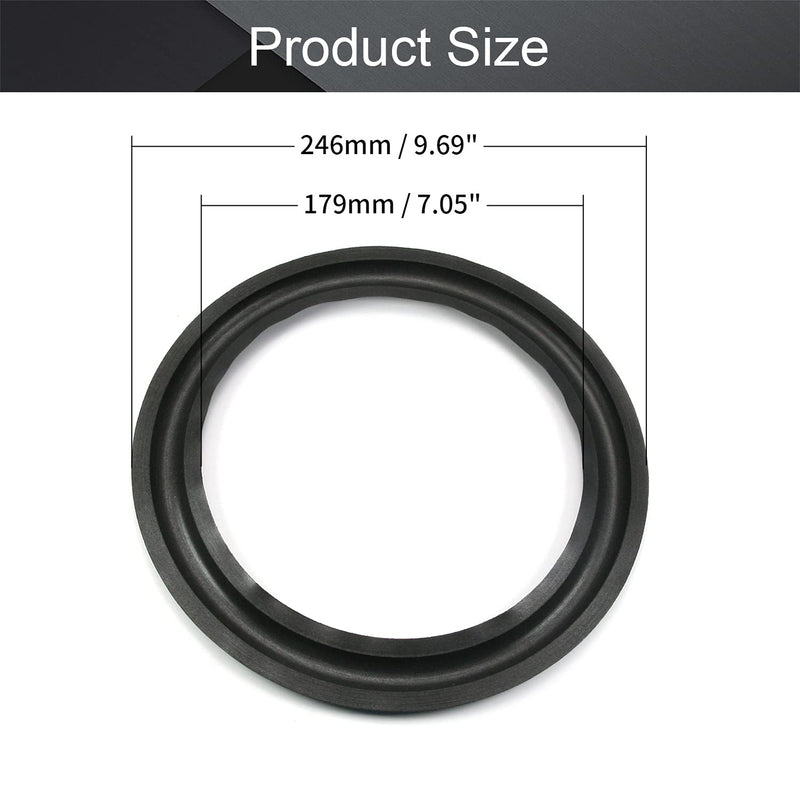 [AUSTRALIA] - Fielect 10 Inch Speaker Foam Edge Surround Rings Replacement Parts for Speaker Repair or DIY 4pcs 10 Inch 4pcs 