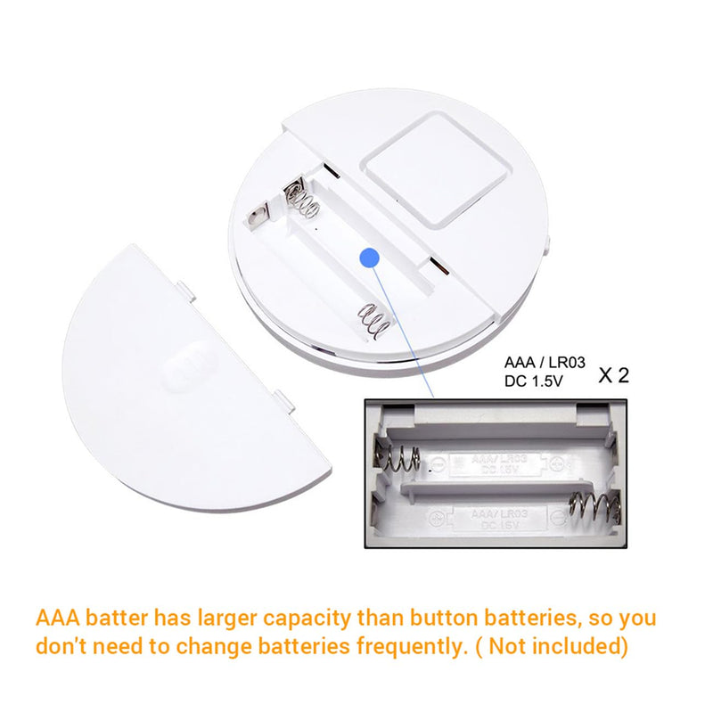 [AUSTRALIA] - EVA LOGIK Modern Ultra-Thin Window Alarm with Loud 120dB Sound and Vibration Sensors Compatible with Virtually Any Window, Glass Break Alarm Perfect for Home, Office, Dorm Room- 8 Pack 