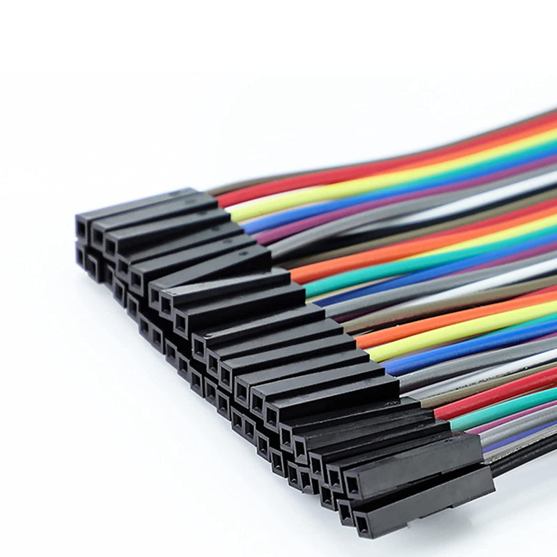 120 Pin Dupont Jumper Wires, 20 cm Wire Length (40Pin Male to Female, 40Pin Male to Male, 40 Pin Female to Female), with Arduino and Raspberry Pi Projects (Set of 3) 1 Pack (Set of 3)