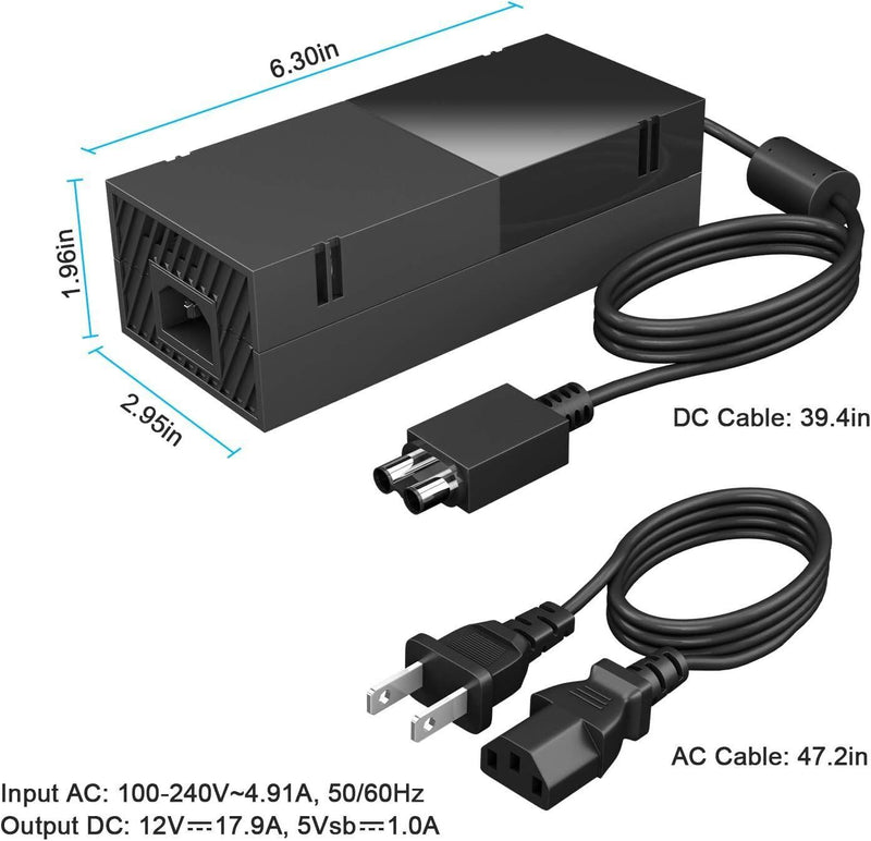 Power Brick for Xbox One, Lyyes Xbox one Power Supply AC Adapter Replacement Charger