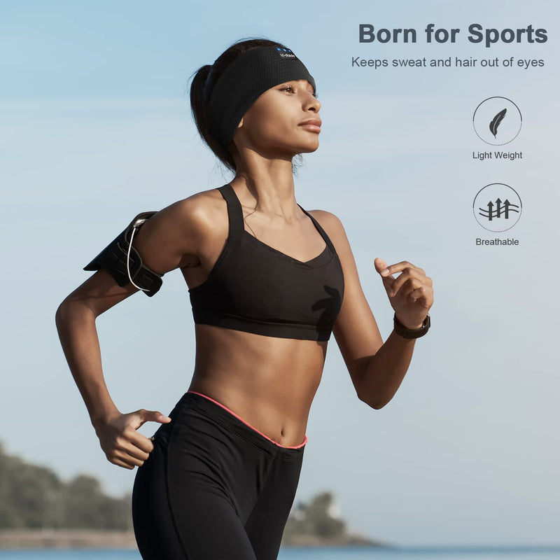 LC-dolida Sleep Headphones Bluetooth Headband, Headband Headphones Over Ear Bluetooth 5.4 Sleeping Earbuds Earphones