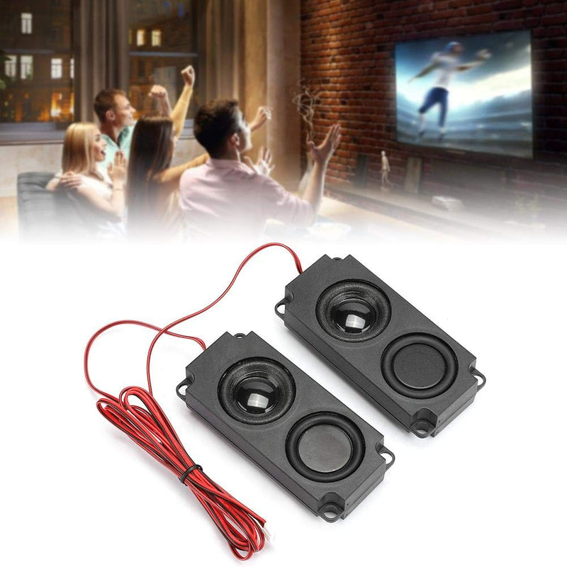 Loudspeaker,8Ω 5W Portable Heavy Bass Audio Cavity 40mm Magnetic Dual Speaker for TV Monitor,High Sensitivity,Great Performance