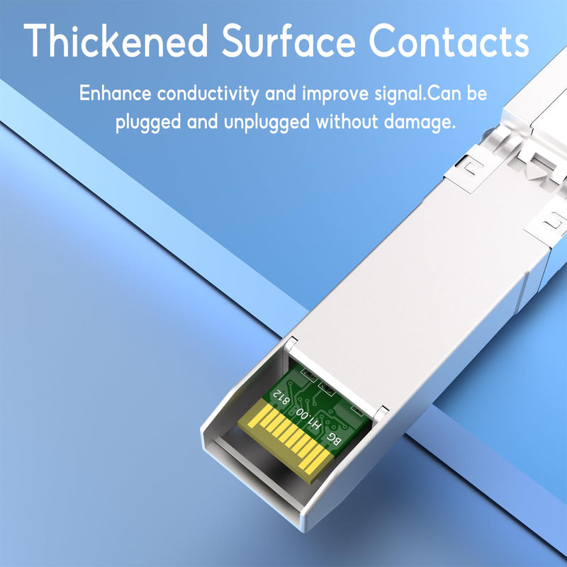 SODOLA 10GBase-T RJ45 SFP+ Module, 10G SFP+ Transceiver(1 Pack) | 10G SFP+ RJ-45 Copper Transceiver for SODOLA, SFP to Ethernet, Plug&Play,Hot Pluggable,Up to 30m Distance Copper SFP Modules
