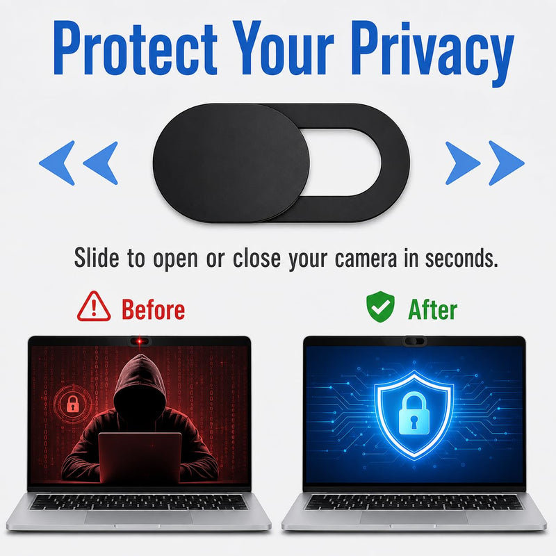 Webcam Cover 6 Pack Ultra Thin Camera Privacy Slide for Laptop Computer