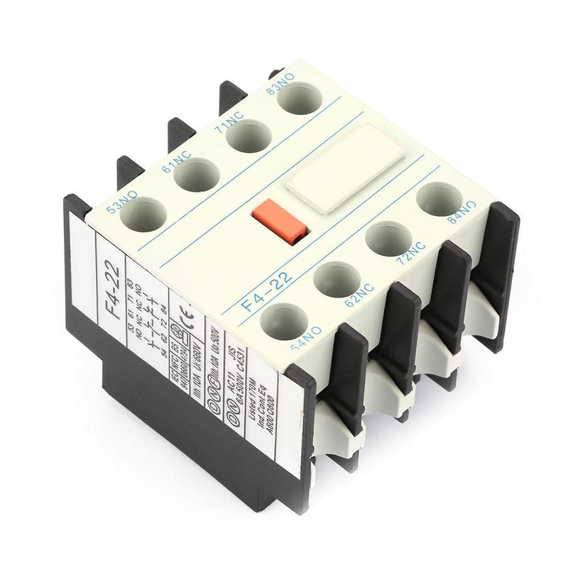 Auxiliary Contacts Block Fit CJX2 AC Contactor, 2 N/O Contactors LADN22 AC Contactor Schakelaar F4-22 Model