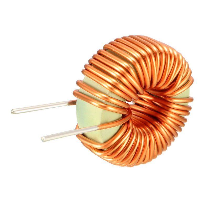 sourcing map 10 Pieces Horizontal Toroid Magnetic Monolayer Wire Inductor 100uH 3A Coil 10Pcs 100uH 3A
