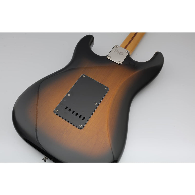 Musiclily Pickguard Strat Back Plate Tremolo Cavity Cover Vintage Style Backplate for Fender US/Mexico Made Standard Stratocaster Modern Style Electric Guitar,3Ply Black 3Ply Black