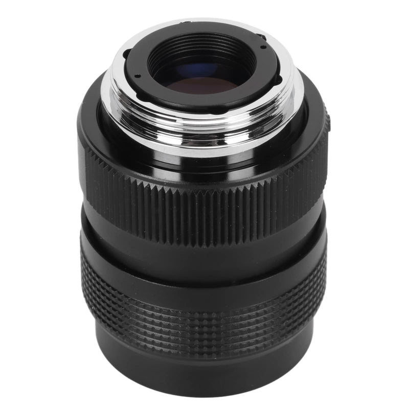 Pomya 25mm F1.4 Large Aperture Manual Focus, CCTV Lens, Prime MFT Lens for M43,Support Bar Shop Parking House Warehouse (Black) 25mm F1.4 Black