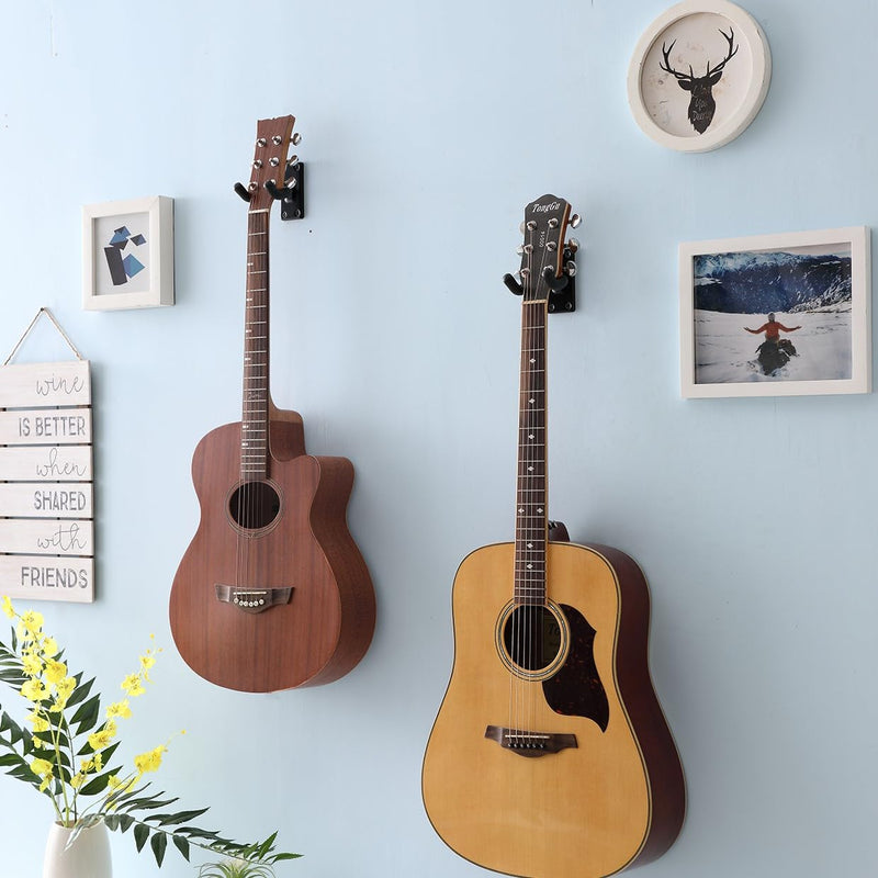 [AUSTRALIA] - WOGOD Guitar Wall Mount Hangers 5 Pack Hanging Guitar Mount for Acoustic Electric Guitar Hanger Wall Mount Stylish Guitar Wall Mount 