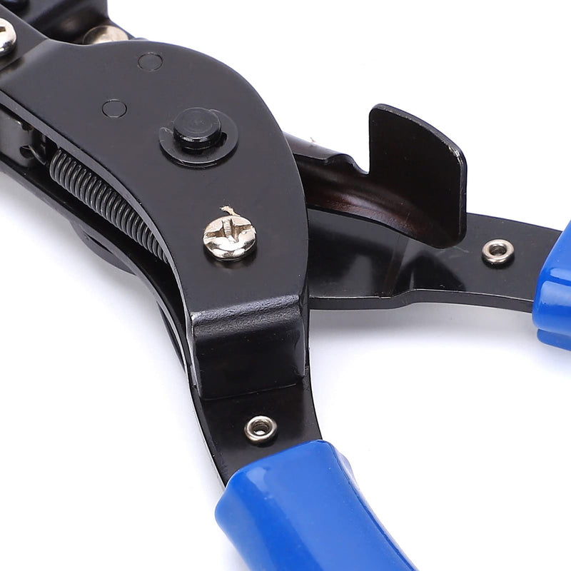 CYSFETENA HT-2081 Carbon Steel Cable Tie Pliers, Stainless Steel Cable Tie Pliers with Ergonomic Handle, 2-in-1 Cable Tie and Cutting Tool for 2.4-9 mm Cable Ties