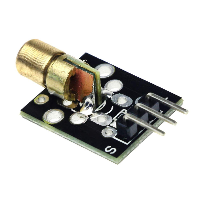 Hailege 5 x 5 mW 650 nm Red Dot Laser Diode Laser Transmitter Module PIC AVR DC5V KY-008