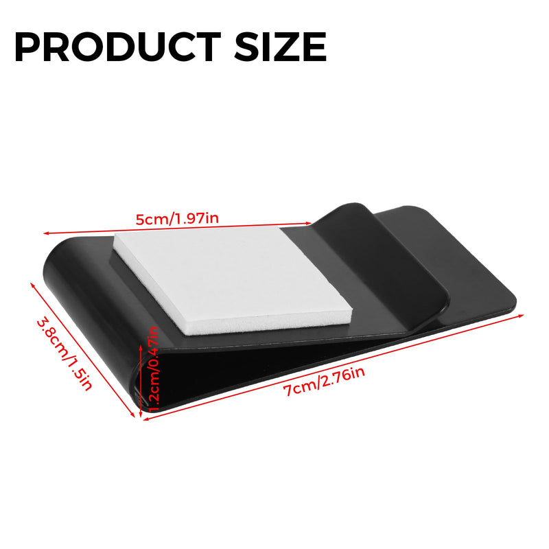 Universal Rear Window Dash Cam Mount, Slide-Down Stainless Steel Vehicle Dash Cam Mount Compatible with All Square Cameras, Easy to Install