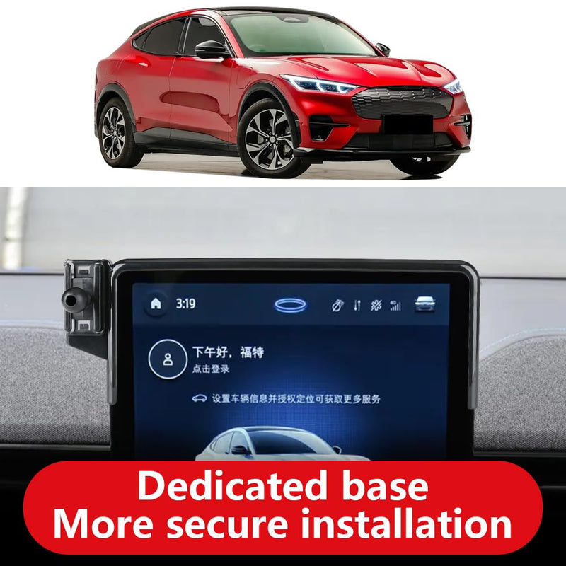 Car Phone Holder for Ford Mustang Mach-E 2021 2022 2023 2024 2025 2026 Mach E Auto Accessories Navigation Bracket Interior Decoration Mobile Cell Mount case