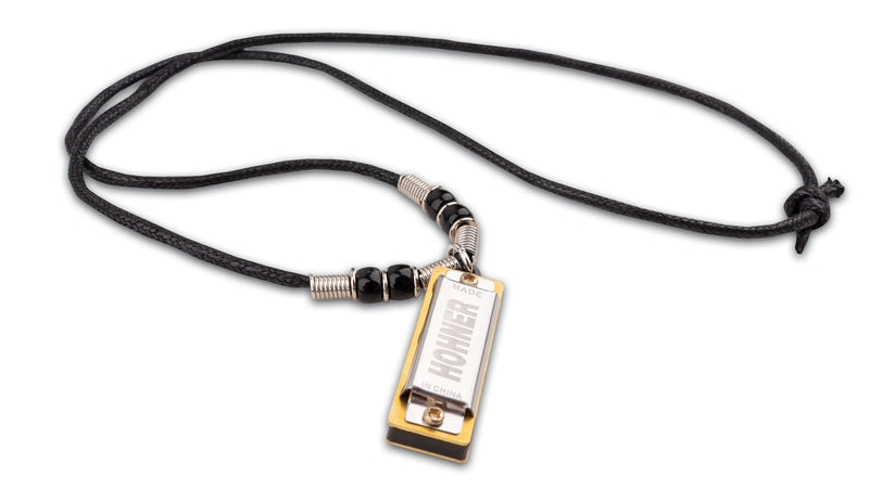 HOHNER Mini Harmonica Necklace Black black (black 19-3911tcx)