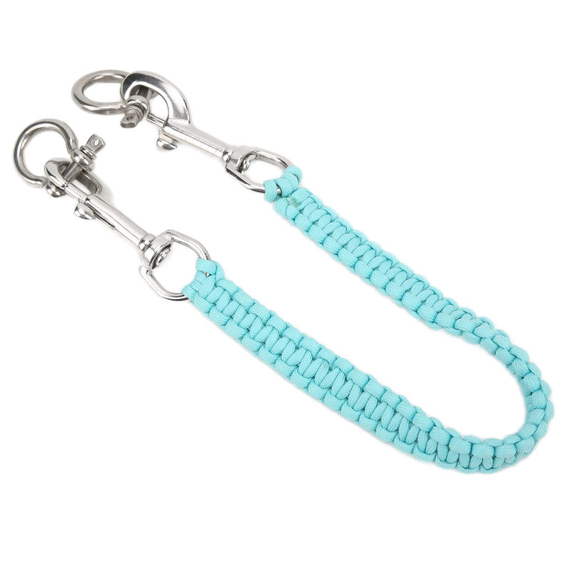 Alomejor Diving Camera Handle Rope Bracket Handle Rope Noctilucence Strong Rustproof Anticorrosion Underwater Camera Carry Lanyard Luminous Blue
