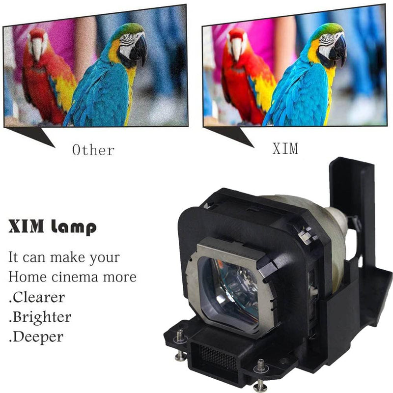 XIM ET-LAX100 Replacement Projector Lamp Bulb for Panasonic PT-AX200U PT-AX100 PT-AX100E PT-AX100U PT-AX200 PT-AX200E TH-AX100