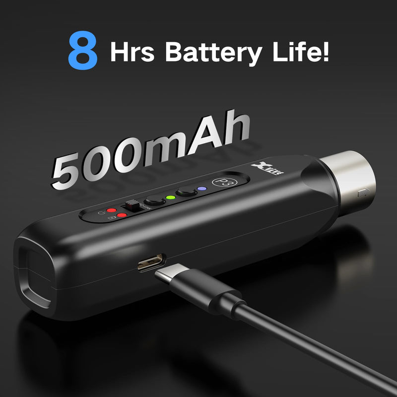 Xvive P3 XLR Bluetooth Receiver, High-Fidelity Wireless Bluetooth Adapter for Speakers, PA Systems, Mixers, DJ Equipment