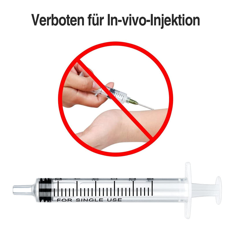 Pack of 20 3 ml Syringe Plastic Syringes with Lid Sterile Colostrum Syringe Set without Needle for Feeding, Liquid Syringe for Glue, Ink, Motor Oil, Newborn Animal Feeding Lab