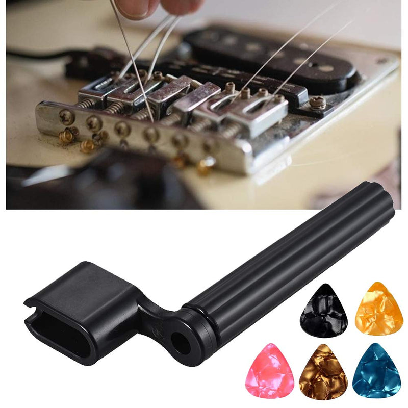 [AUSTRALIA] - 99PCS Professional Guitar Repairing & Maintenance Tool Kit with Capo, Strings, Picks, Bridge Pins, Gauge, Accessories - Gift for Acoustic, Electric Guitar, Ukulele, Bass, Banjo Orange 