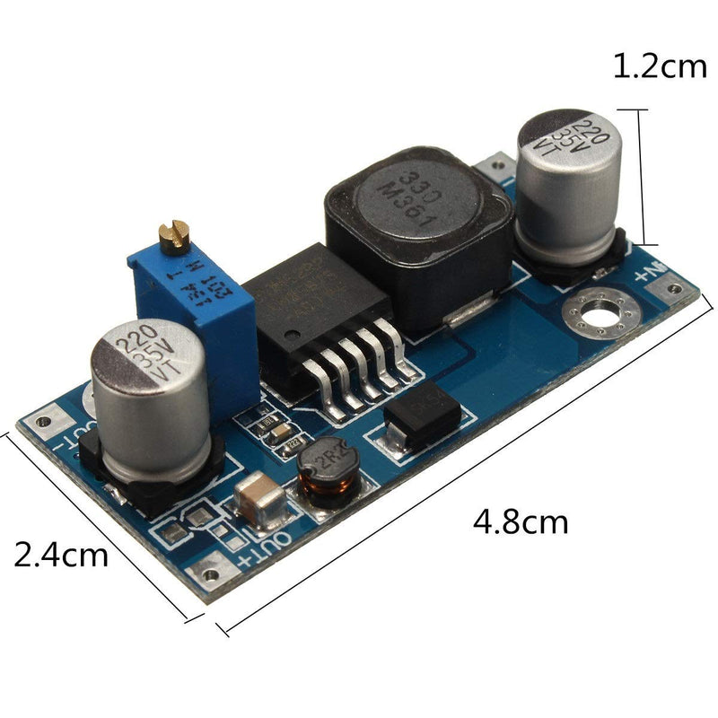 5pcs LM2587 DC-DC Boost Converter 3-30V Step Up 4-35V Power Supply Módulos Max 5a