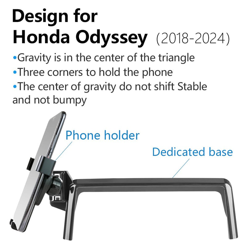 Car Phone Holder For Honda Odyssey 2018 2019 2020 2021 2022 2023 2024【Not fit Odyssey 2025】Auto Accessories Navigation Bracket Interior Screen Decoration dash board Mobile Cell Phone Mount case