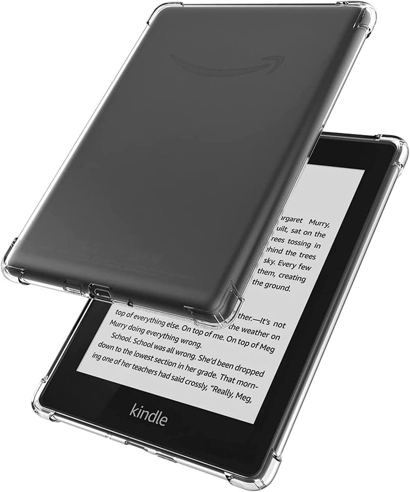Clear Case for (2019 Release) 6" Kindle 10th Generation, [Lightweight] Silicone Thin Slim Protective Back Cover Skin Bumper for Kindle 10th Gen 2019 (Not Fit Kindle Paperwhite) (Transparent) Transparent