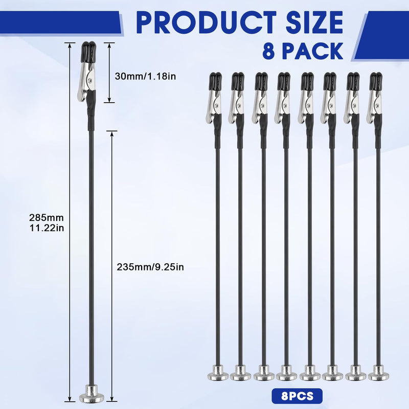 [AUSTRALIA] - Third Hand Soldering with Magnetic Base, 8 Pieces Helping Hand with Flexible Gooseneck, Soldering Aid Third Hand, Board Holder, Helping Hand 