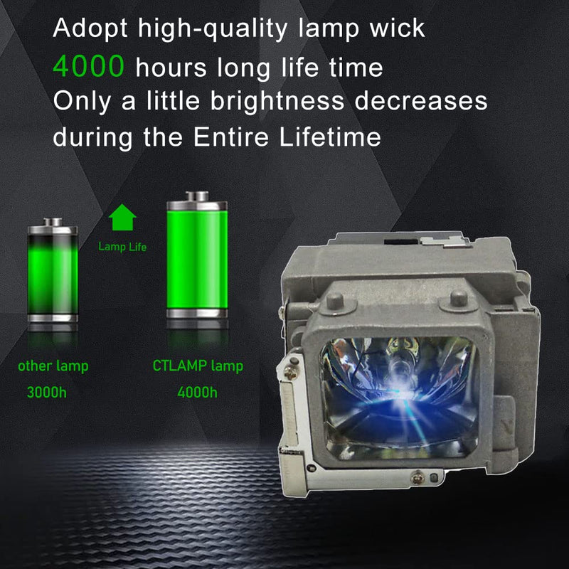 CTLAMP A+ Quality ELP94 / V13H010L94 Replacement Projector Lamp Bulb with Housing Compatible with Epson ELPLP94 EB-1780W EB-1785W EB-1795F PowerLite 1780W 1781W 1785W 1795F