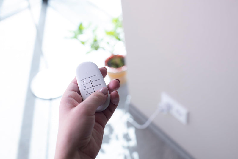 Brennenstuhl Comfort-Line Mini 3+1 Remote Control Socket Set of 3 (Indoor Use with Handheld Transmitter and Increased Touch Protection) White 3 Mini-Funksteckdosen 3 mini radio sockets Single