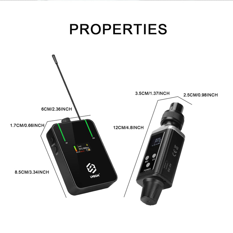 AR9 UHF Mono Wireless in-Ear Monitor Pro System Transmitter and Beltpack Receiver for Studio, Band Rehearsal and Live Performance (AR9-1-BK) AR9 Pro-1