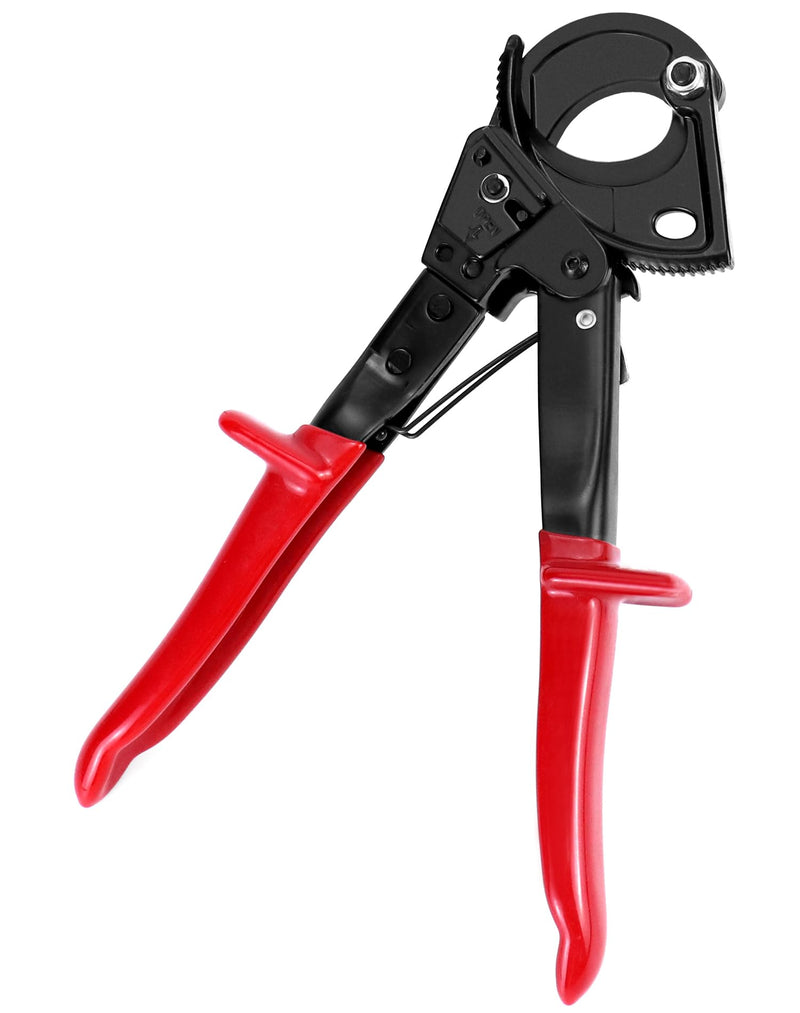 QWORK® Cable Cutter HS325A Heavy Duty Ratchet Cable Cutter for Aluminum Copper Cable up to 240mm²