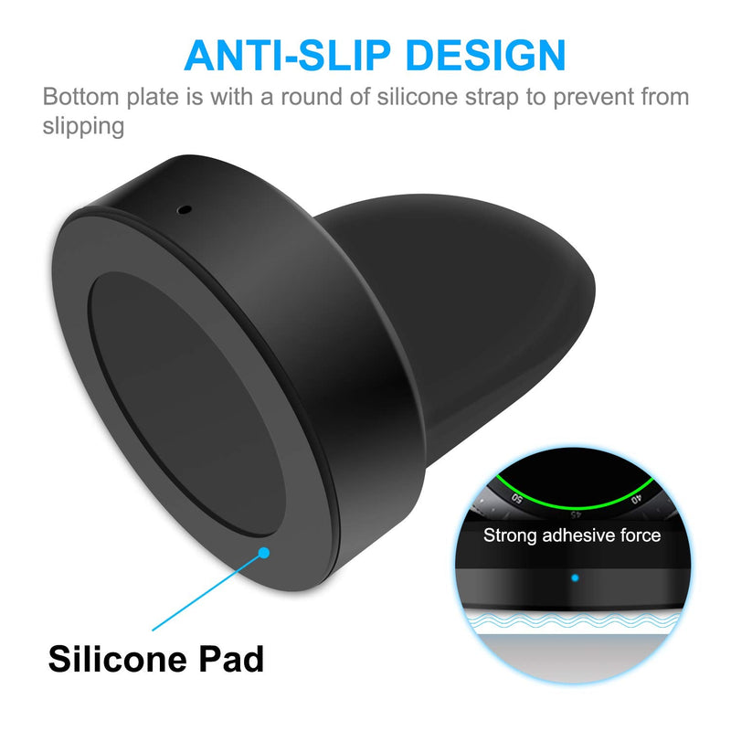 Charger Compatible with Samsung Galaxy Watch 42mm/46mm, Upgraded Charging Cradle Dock for Galaxy Watch SM-R800/R810/R815 Smart Watch Charger (Not for Active), Black